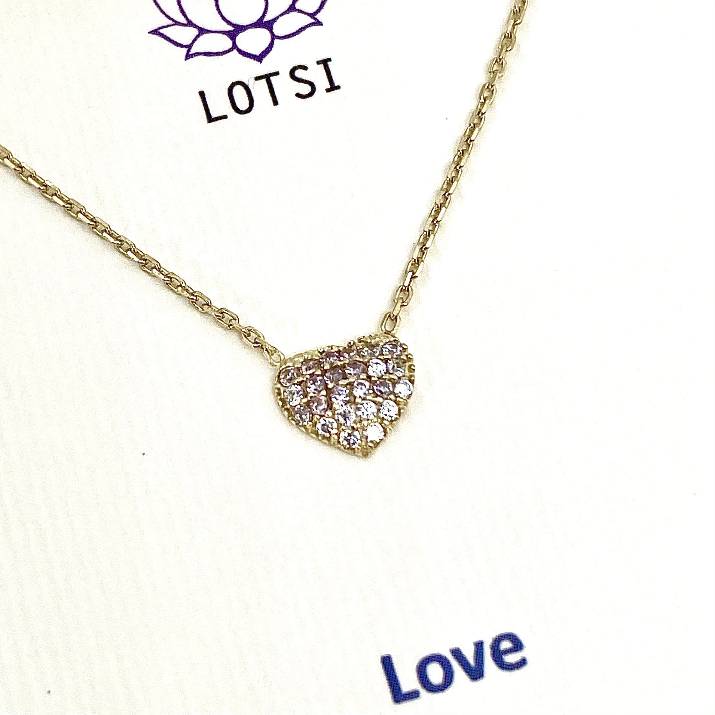 Gold chain Love gold