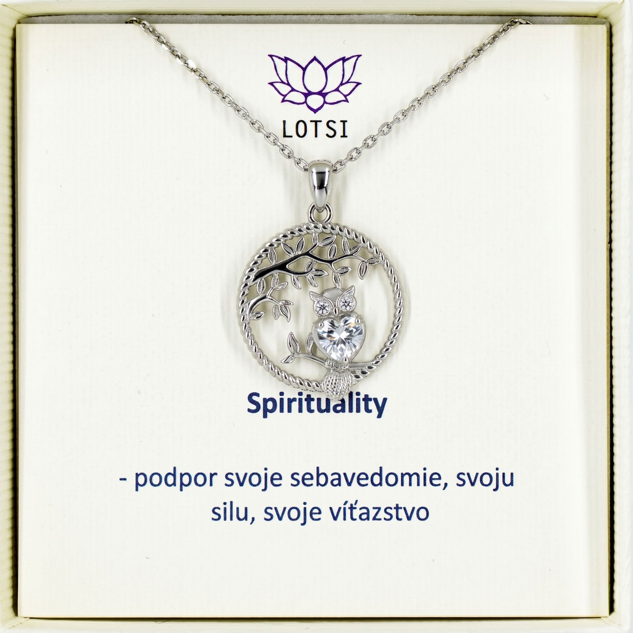Strieborná retiazka Spirituality