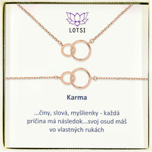 Strieborný set Karma