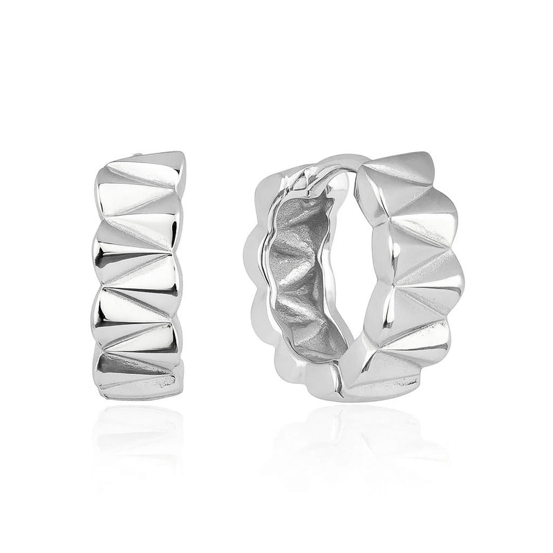 Strieborné náušnice krúžky