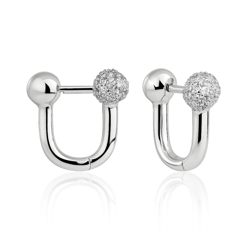 Strieborné náušnice