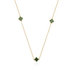 Strieborná retiazka s polodrahokamom