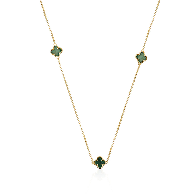 Strieborná retiazka s polodrahokamom