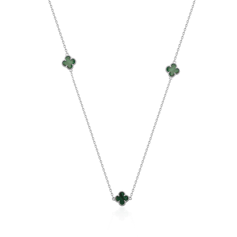 Strieborná retiazka s polodrahokamom