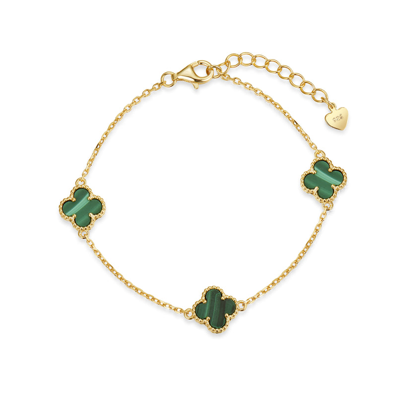 Strieborný náramok s polodrahokamom