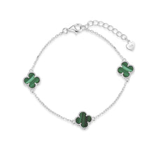 Strieborný náramok s polodrahokamom