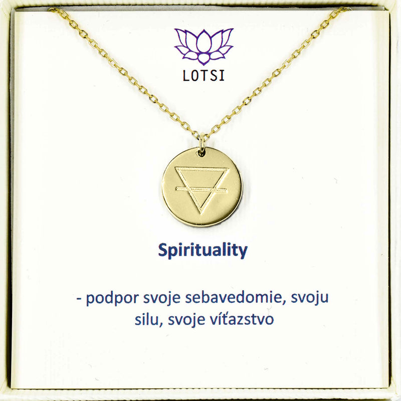 Strieborná retiazka Spirituality ZEM