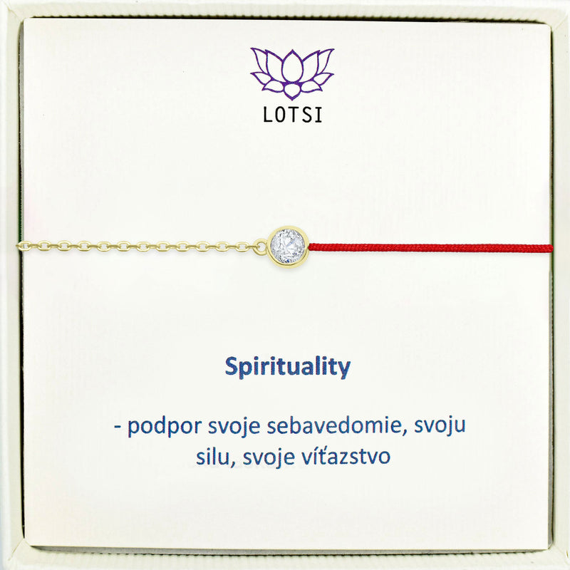 Strieborný náramok Spirituality