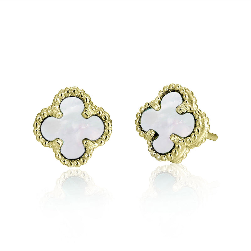 Strieborné náušnice s polodrahokamom