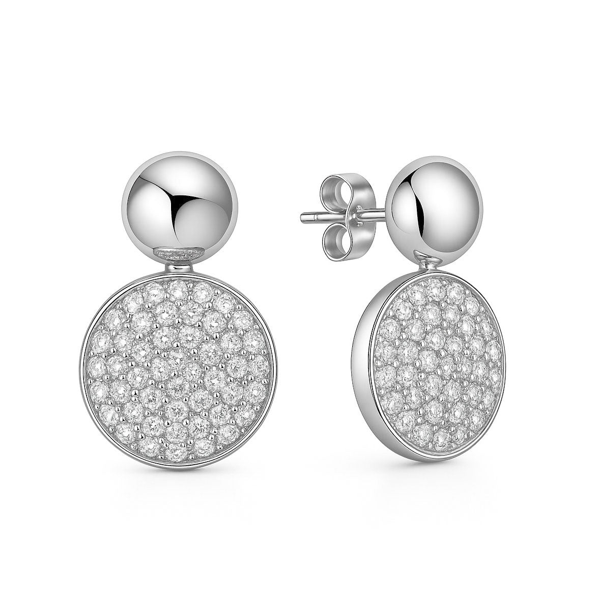 Strieborné náušnice