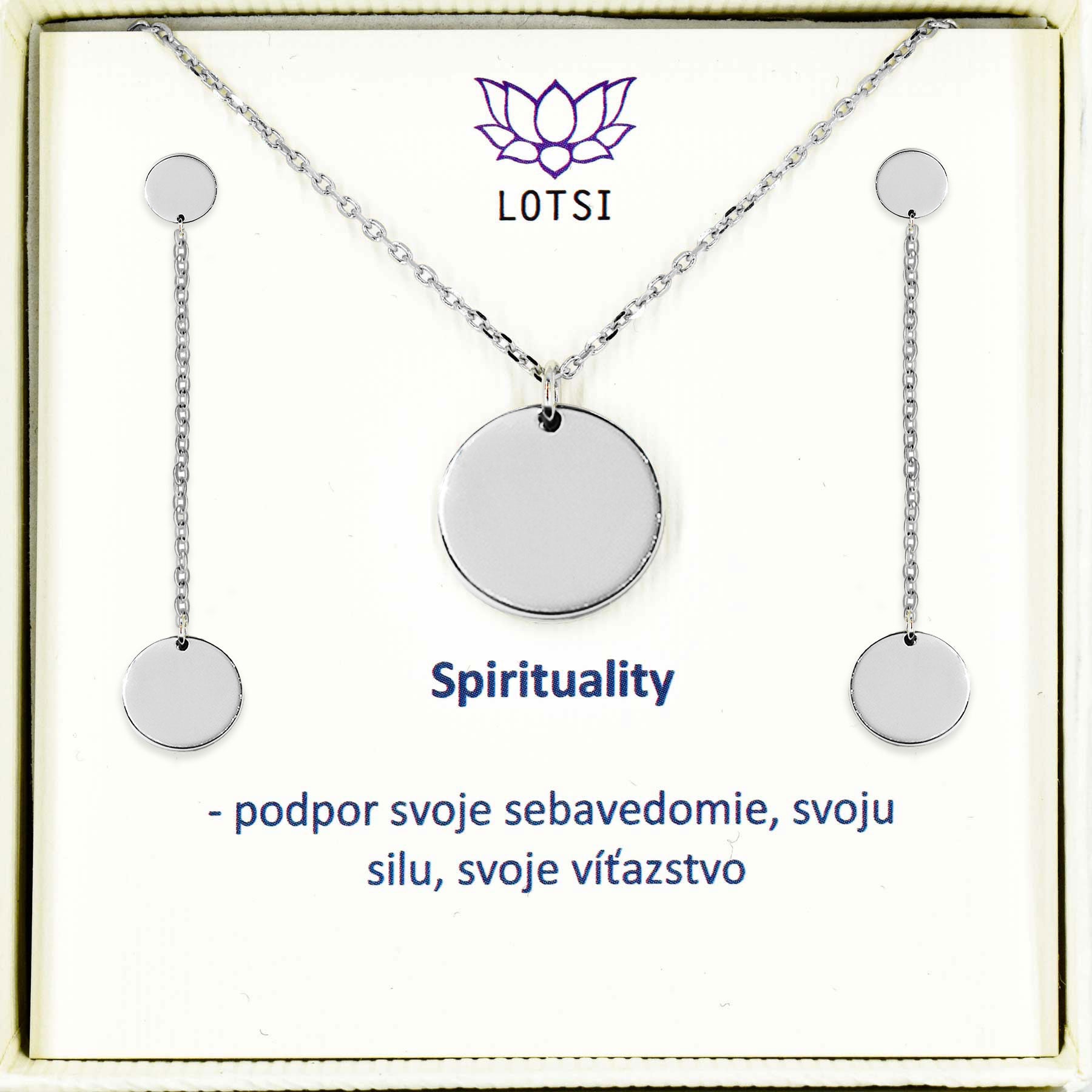 Strieborný set Spirituality
