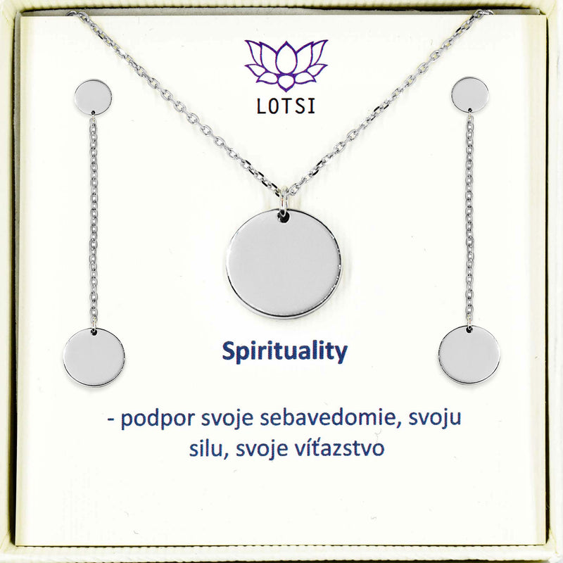 Strieborný set Spirituality