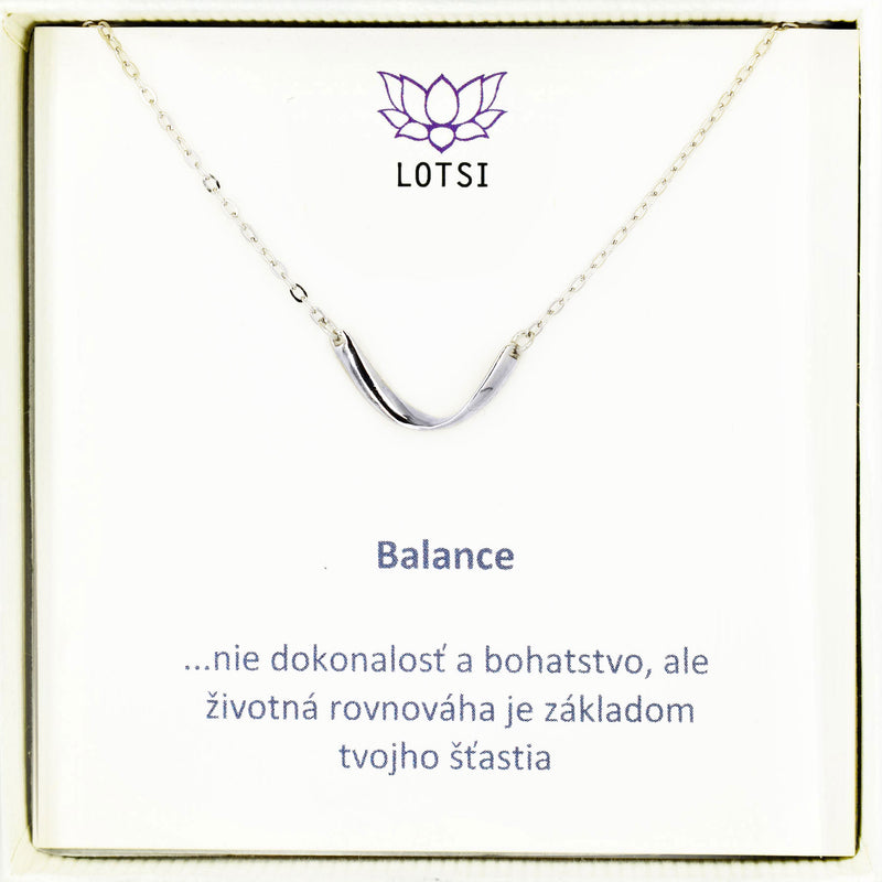 Strieborná retiazka Balance