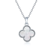 Silver pendant with semi-precious stone