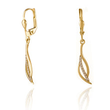 zlate visiace nausnice