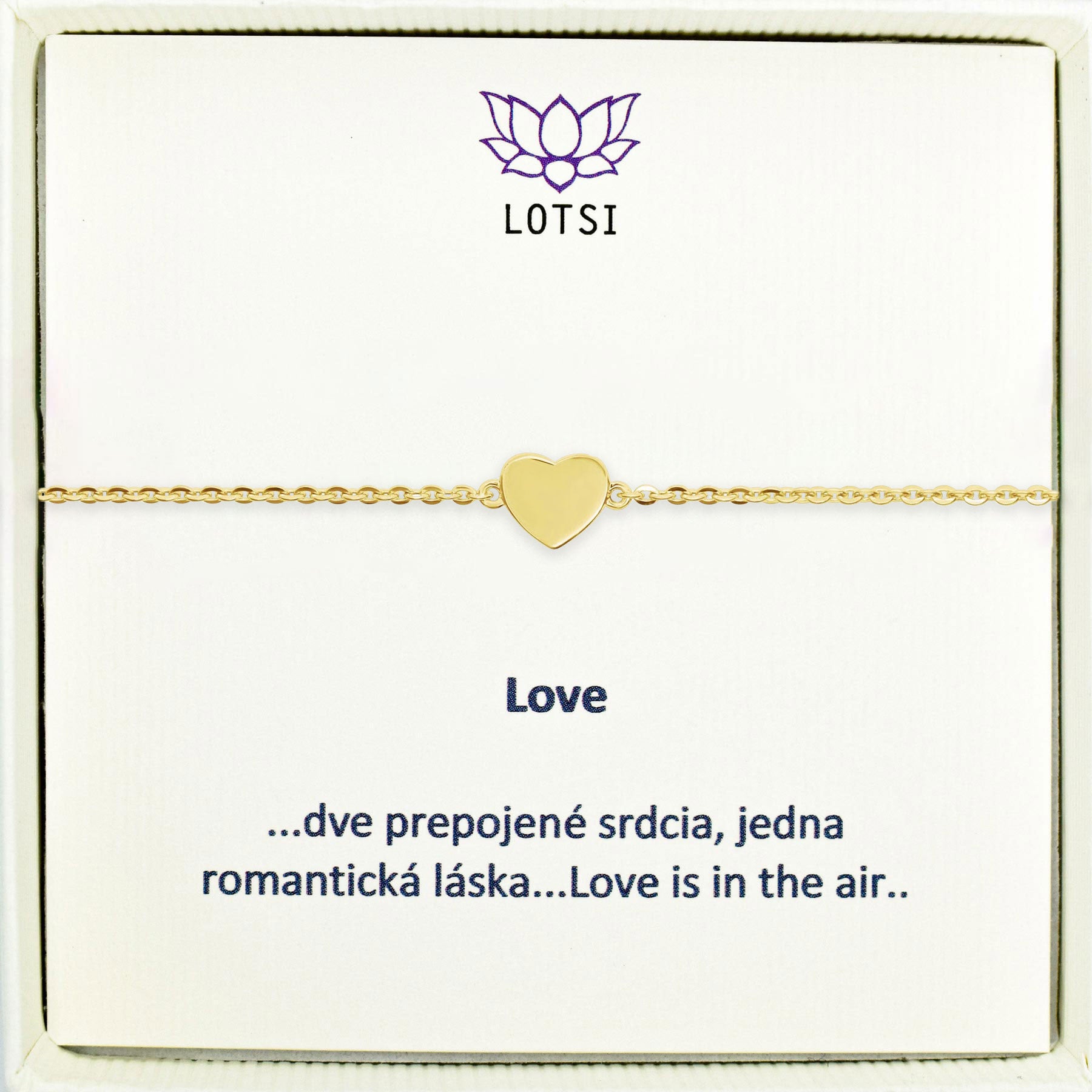 Strieborný náramok Love