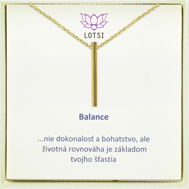 Strieborná retiazka Balance