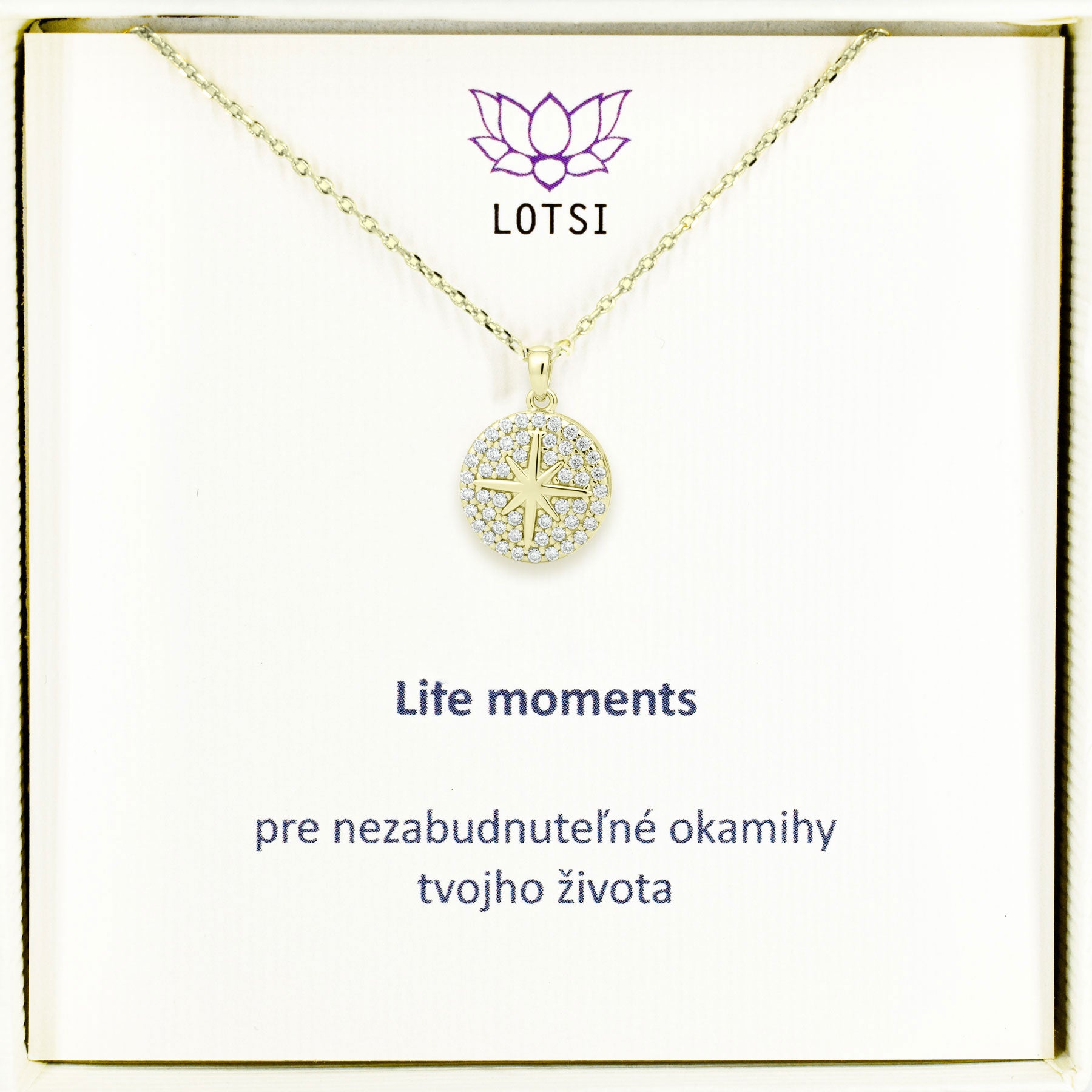 Strieborná retiazka Life moments