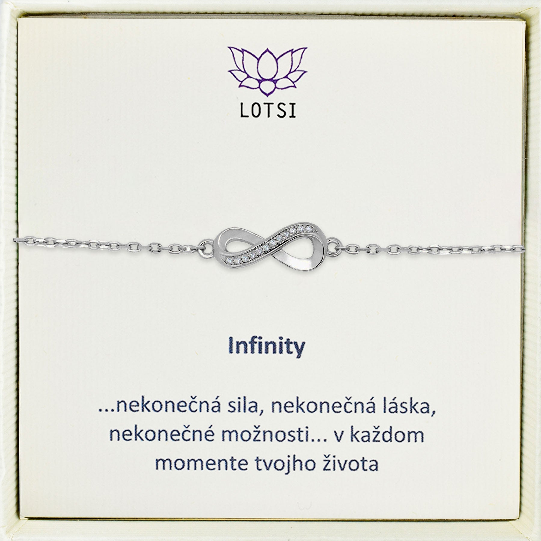 Silver Infinity Bracelet