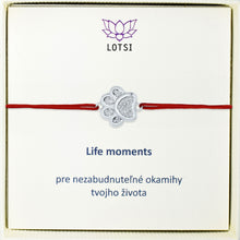 Strieborný náramok Life moments