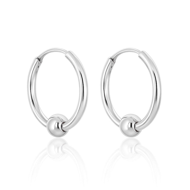Silver earrings