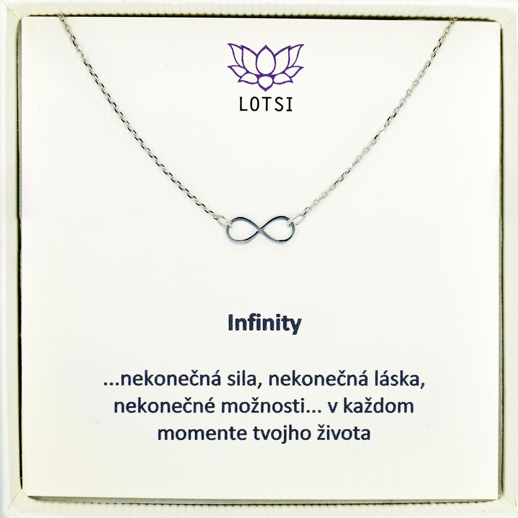 Zlatá retiazka Infinity