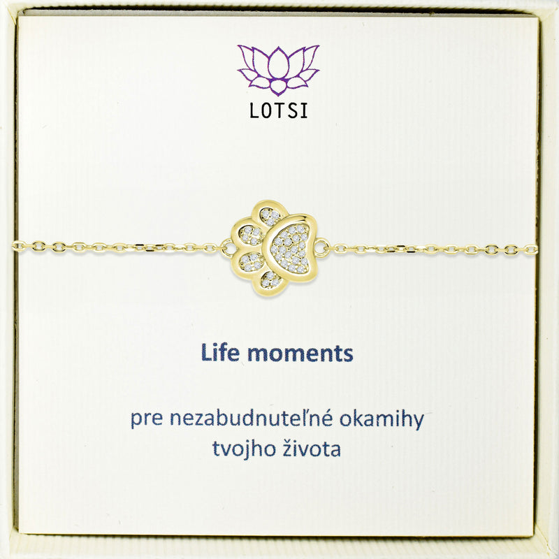 Silver bracelet Life moments