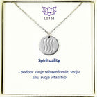 Strieborná retiazka Spirituality OHEŇ