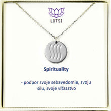 Strieborná retiazka Spirituality OHEŇ