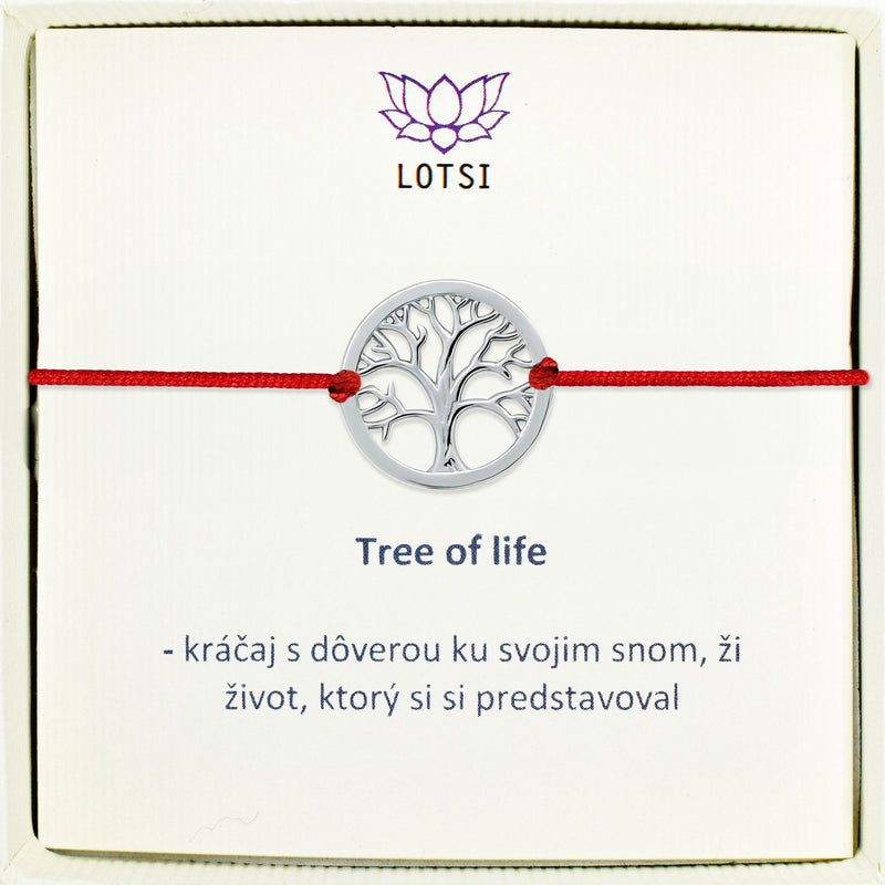 Strieborný náramok Tree of life