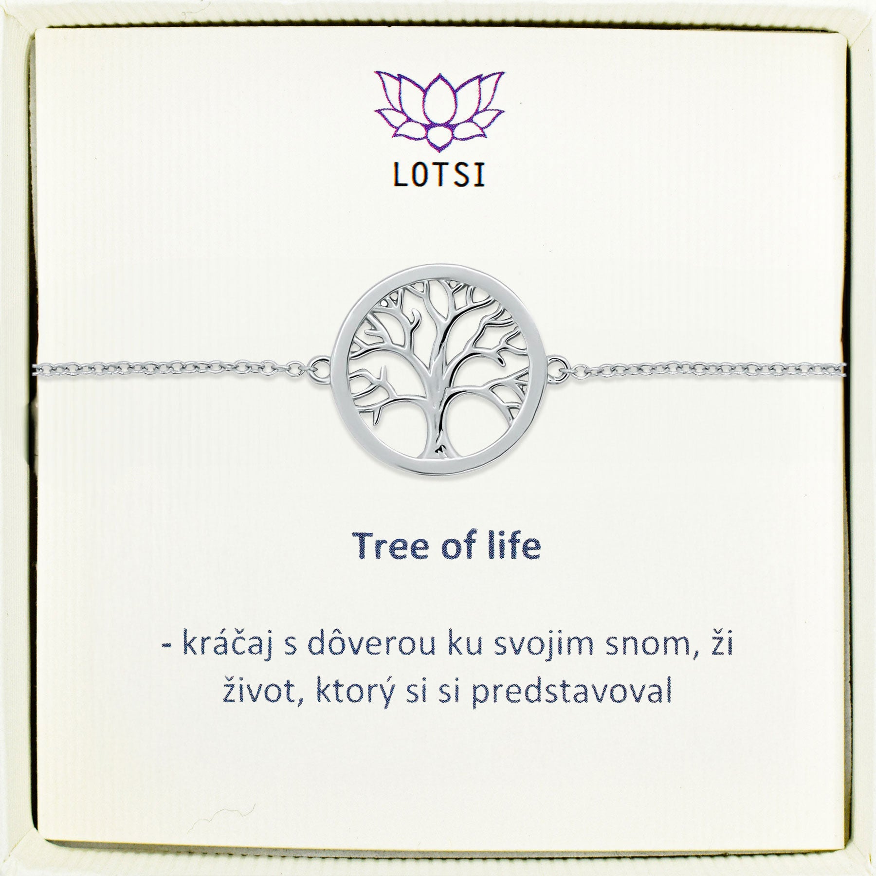 Silberarmband Lebensbaum