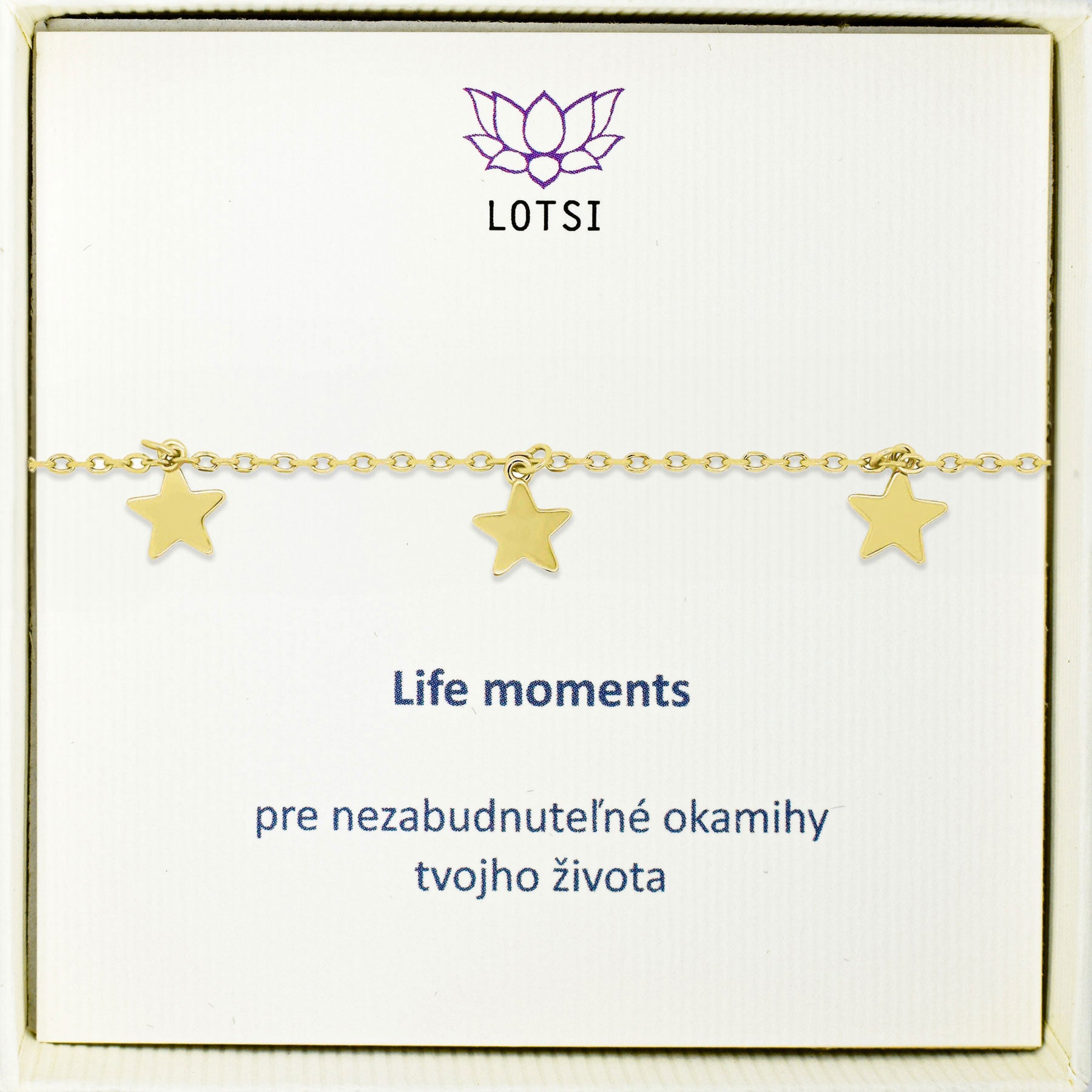 Strieborný náramok Life moments