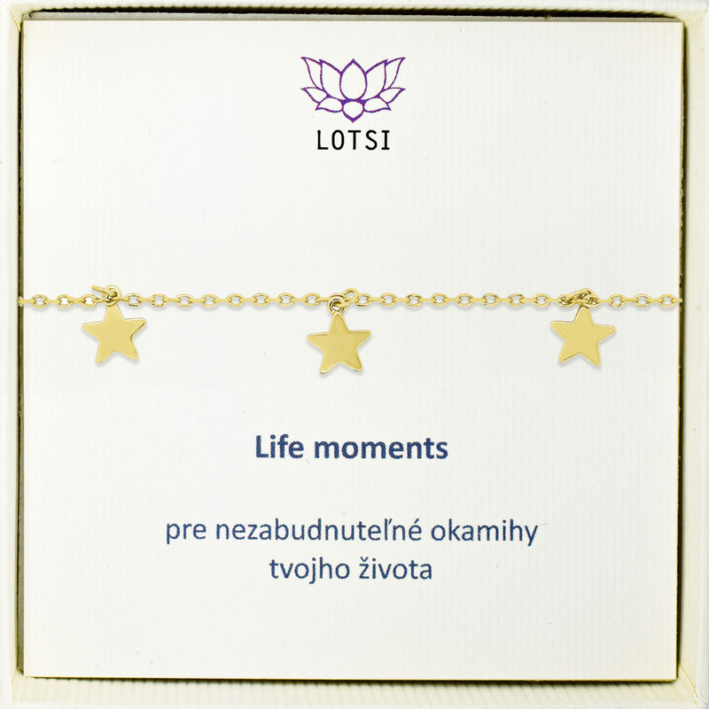 Strieborný náramok Life moments