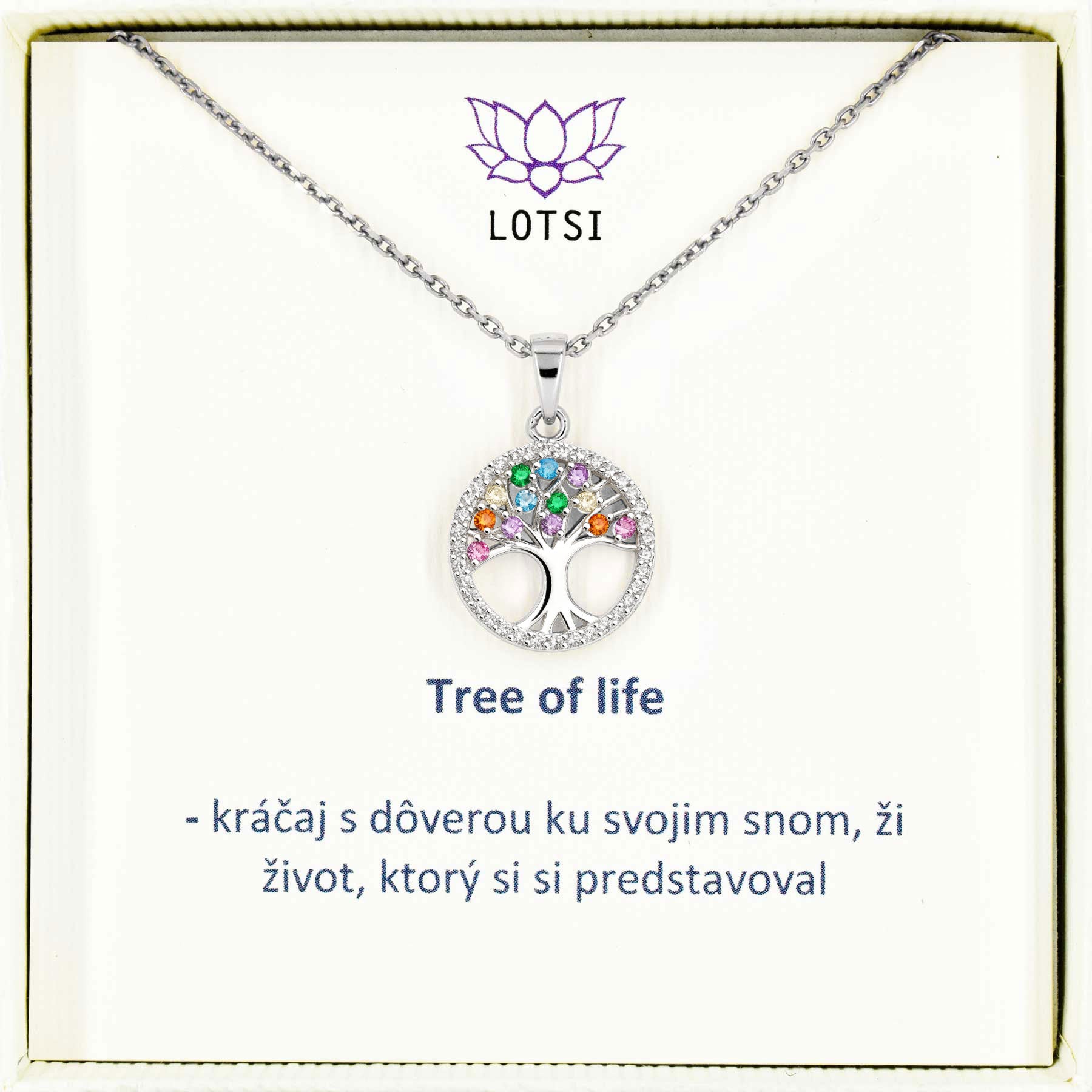 Silberkette Lebensbaum