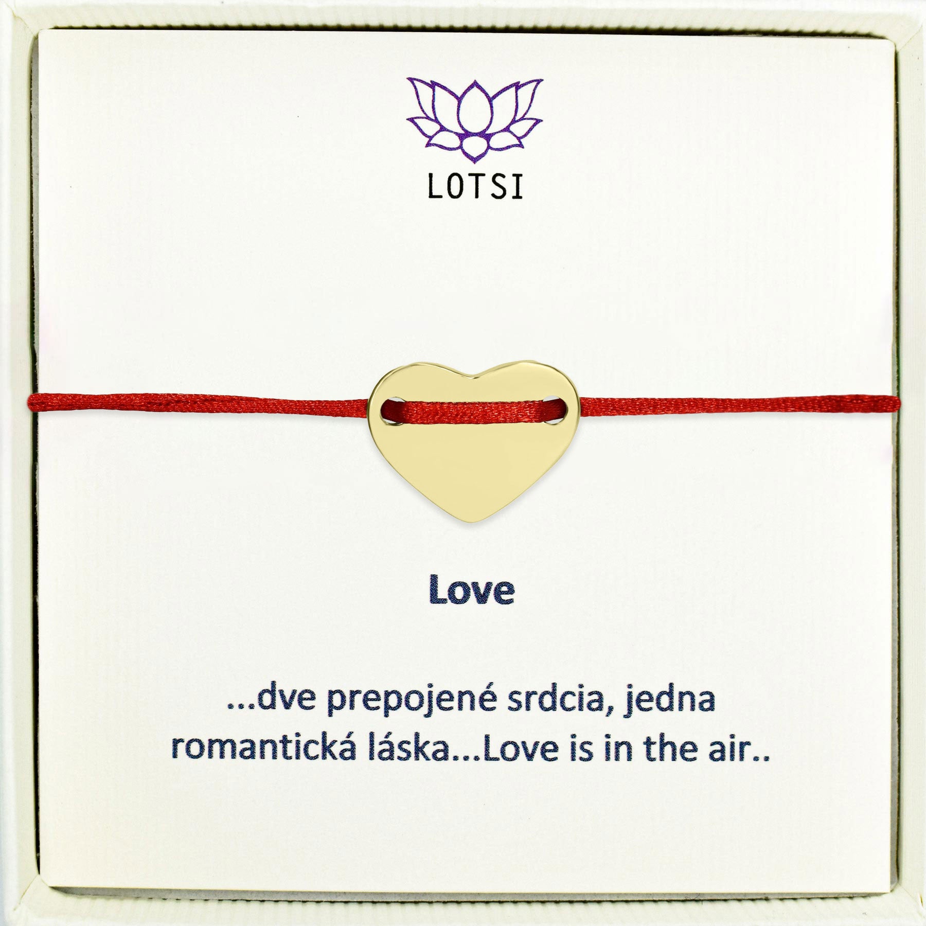 Strieborný náramok Love