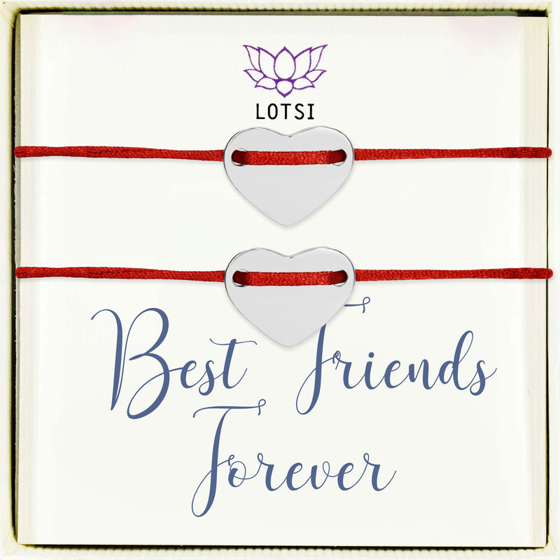 Silver Best Friends Bracelets