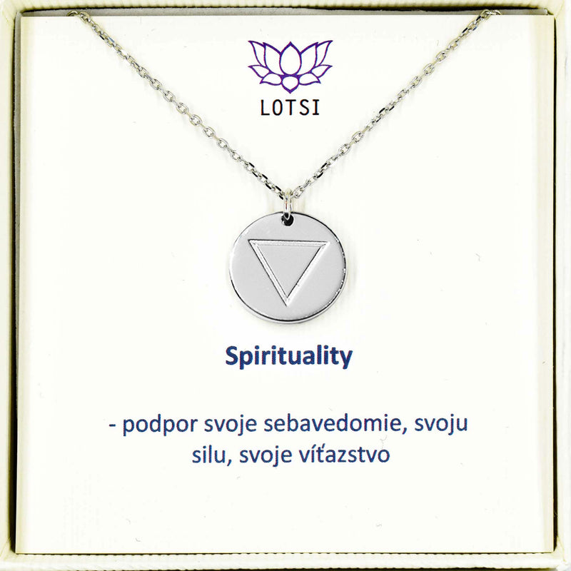 Strieborná retiazka Spirituality VODA
