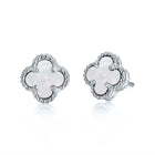 Strieborné náušnice s polodrahokamom