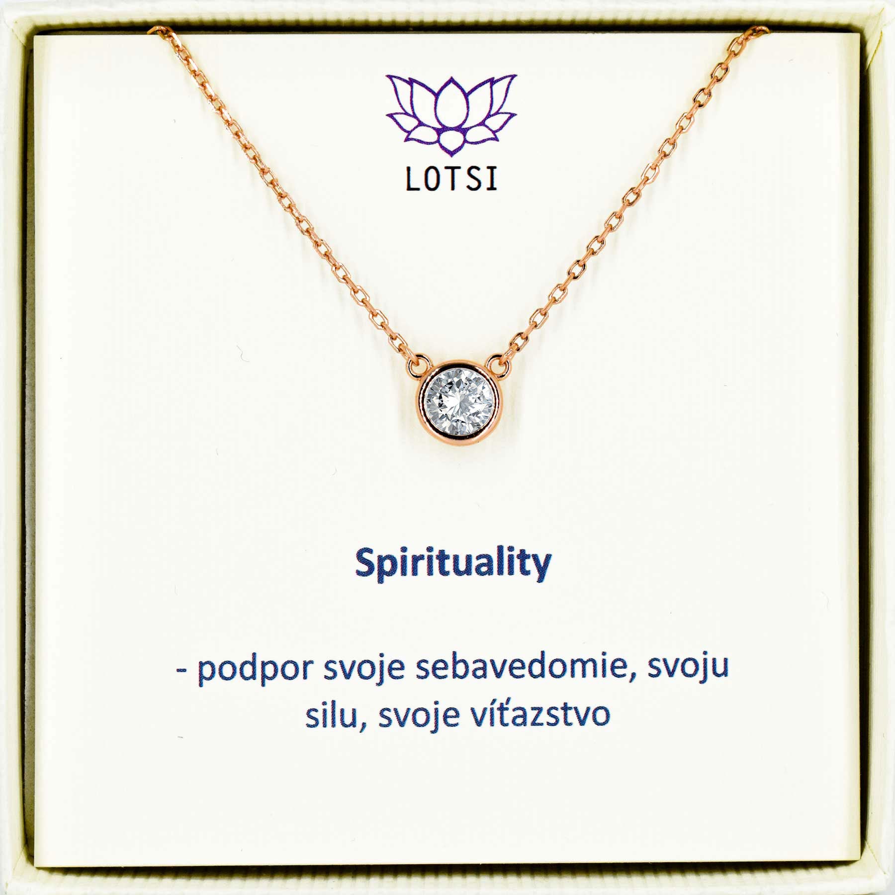 Strieborná retiazka Spirituality