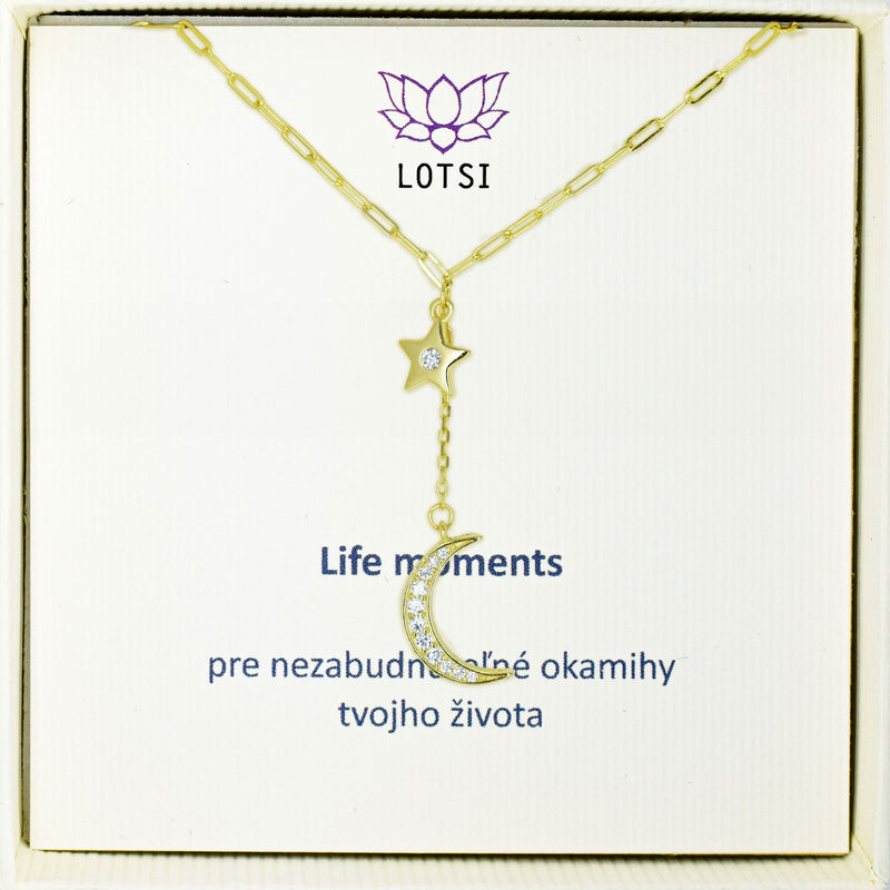 Strieborná retiazka Life moments