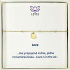 Silberarmband Love