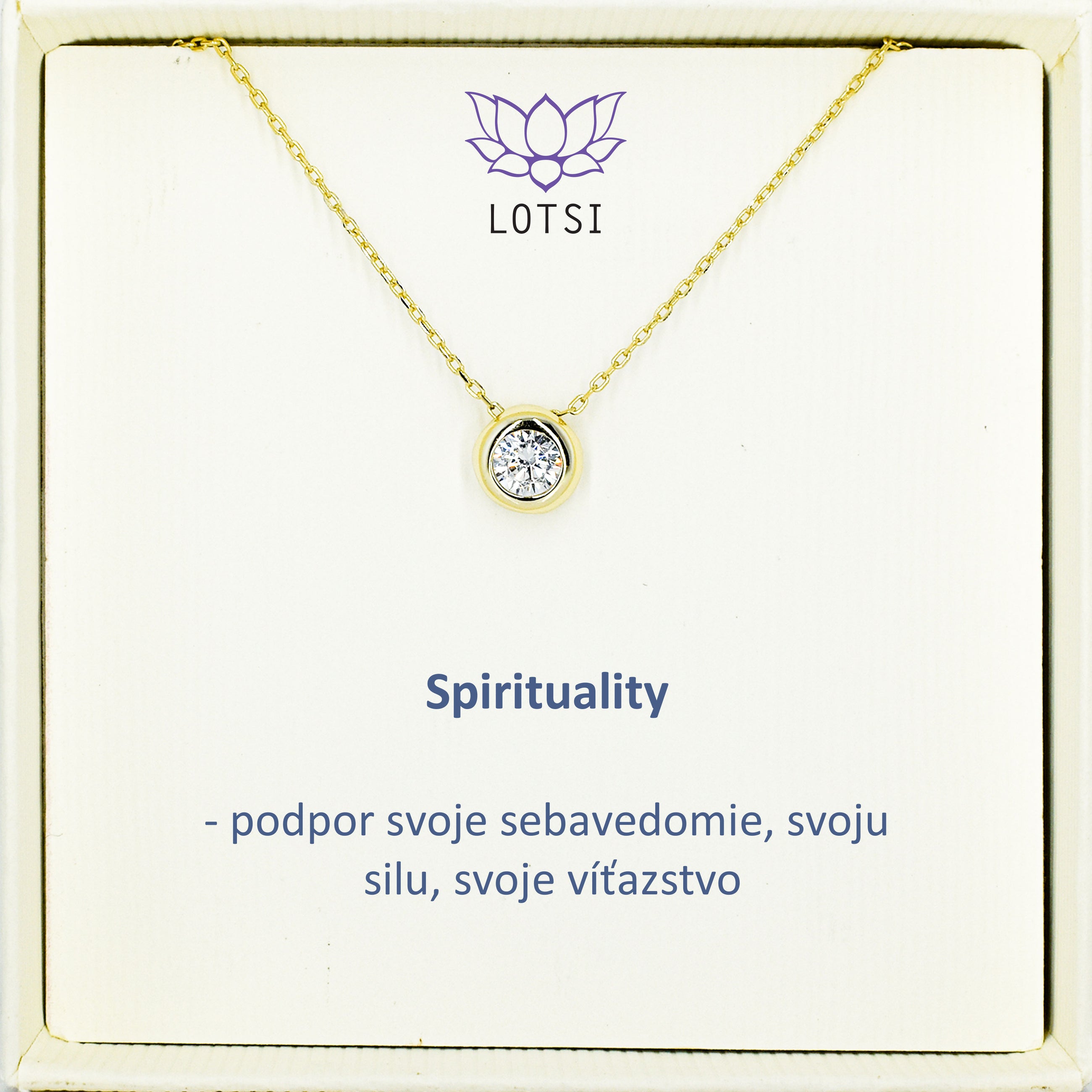 Strieborná retiazka Spirituality