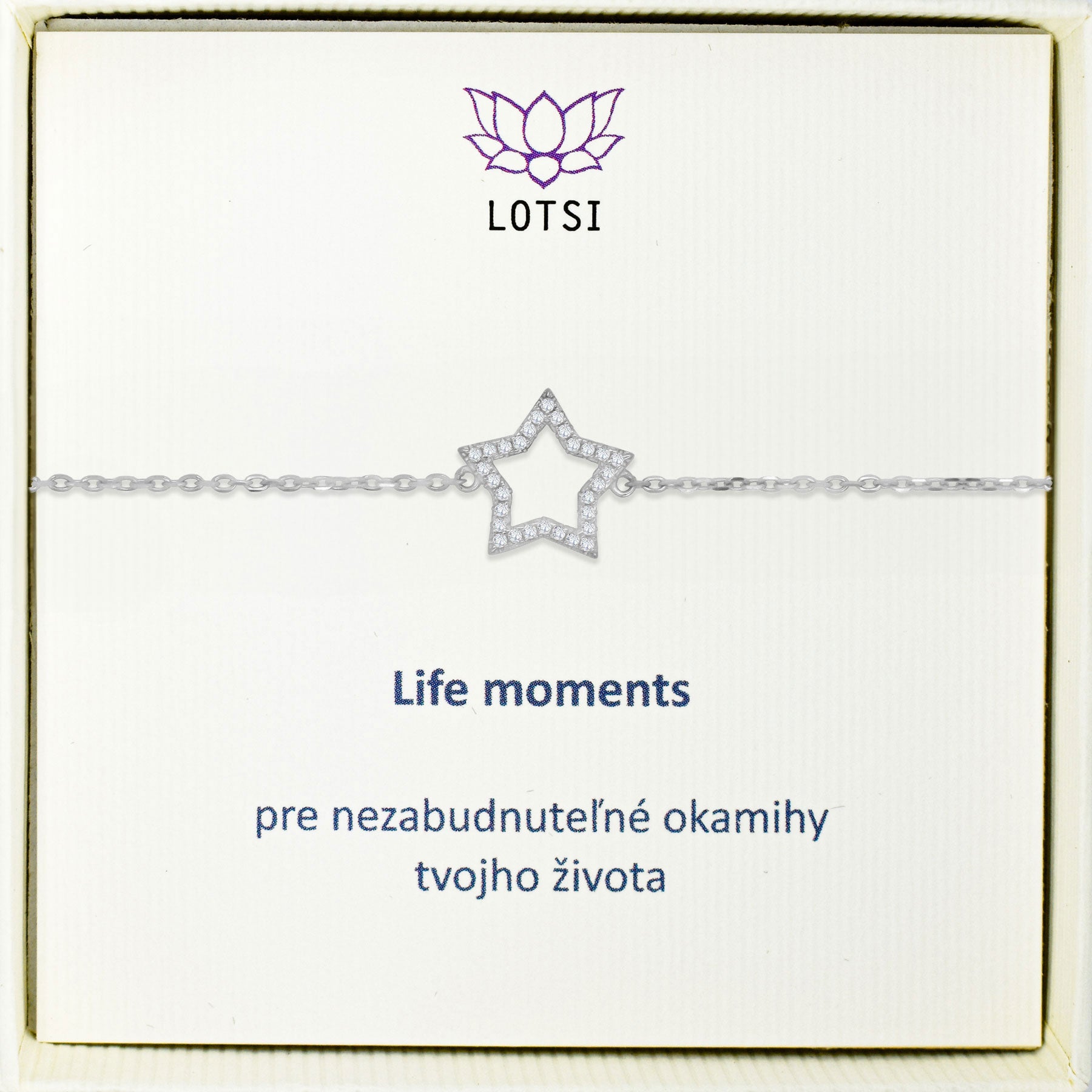 Silbernes Armband „Life Moments“