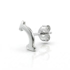 Strieborná náušnica