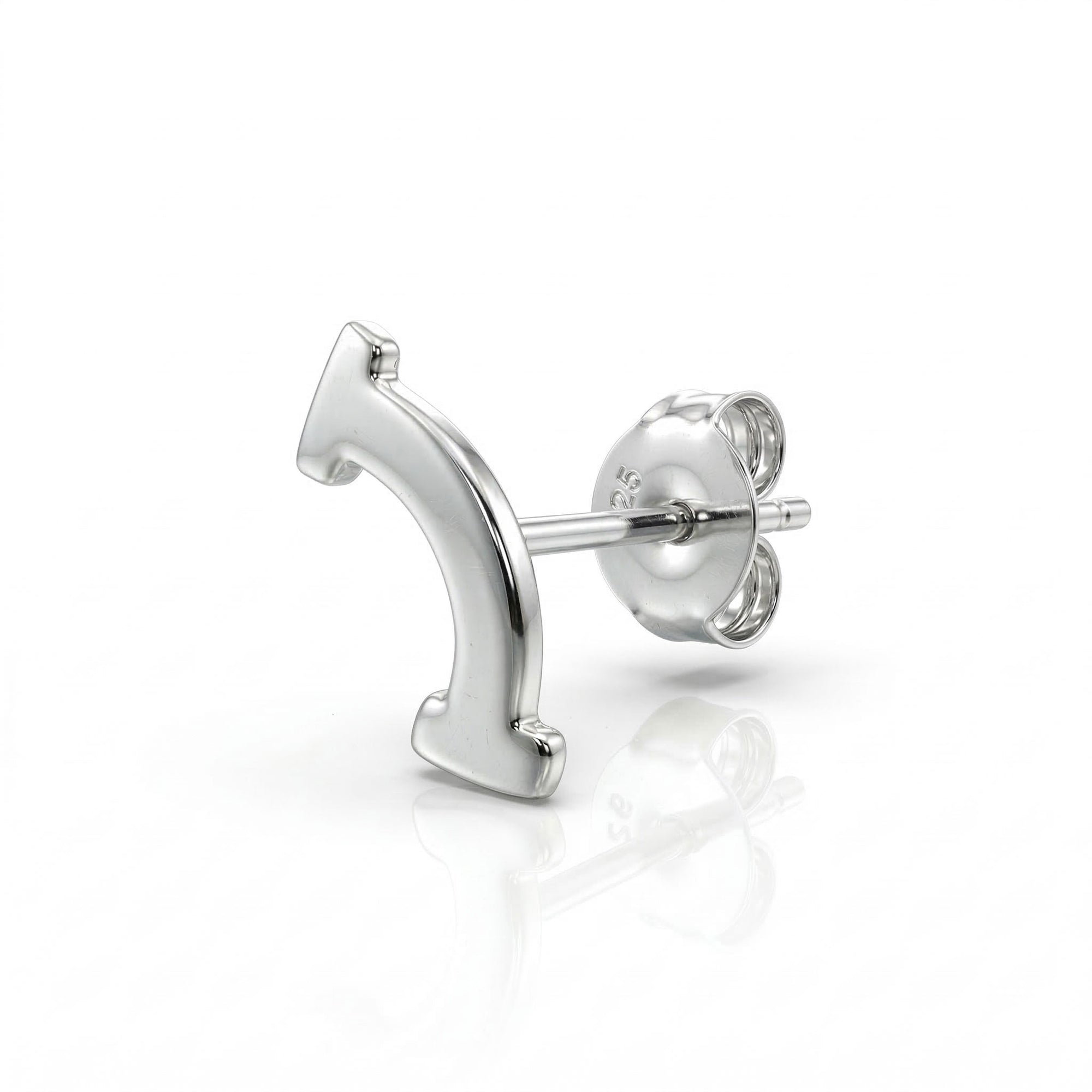 Strieborná náušnica