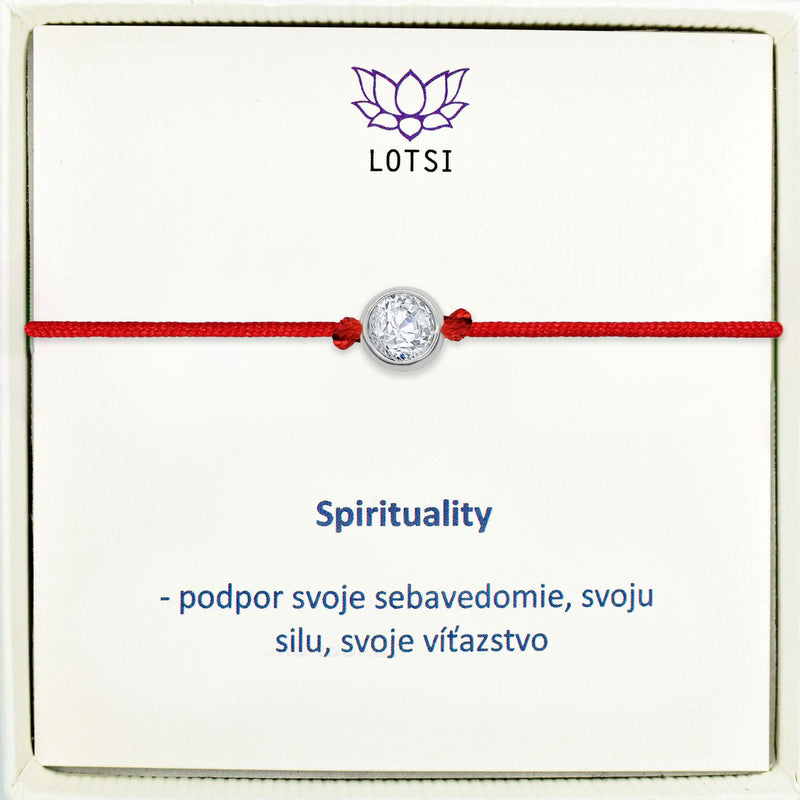Strieborný náramok Spirituality