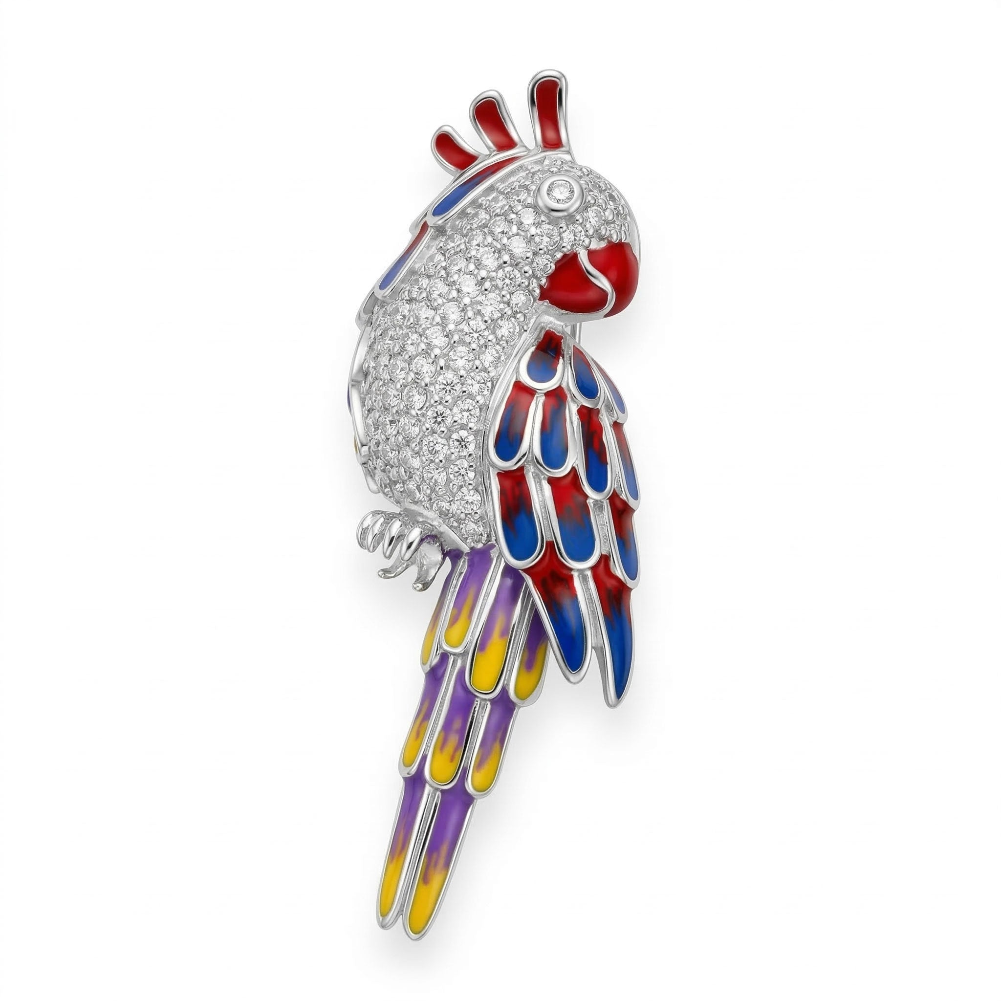 Strieborný prívesok - brošňa