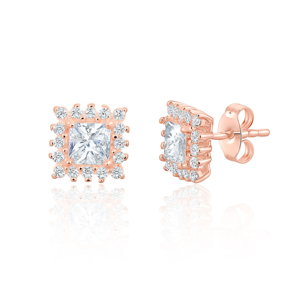 Silver earrings