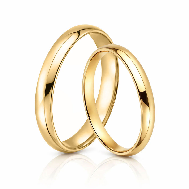 Goldene Eheringe – Paar