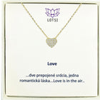 Zlatá retiazka Love gold